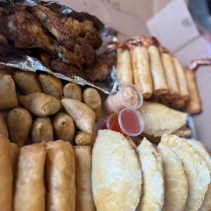 Small chops platter